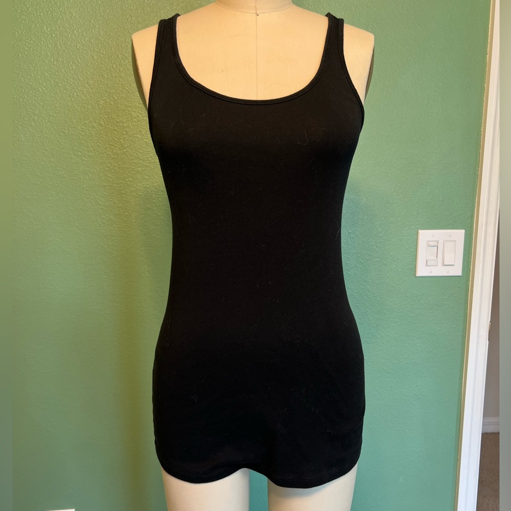 Maternity - black tank top